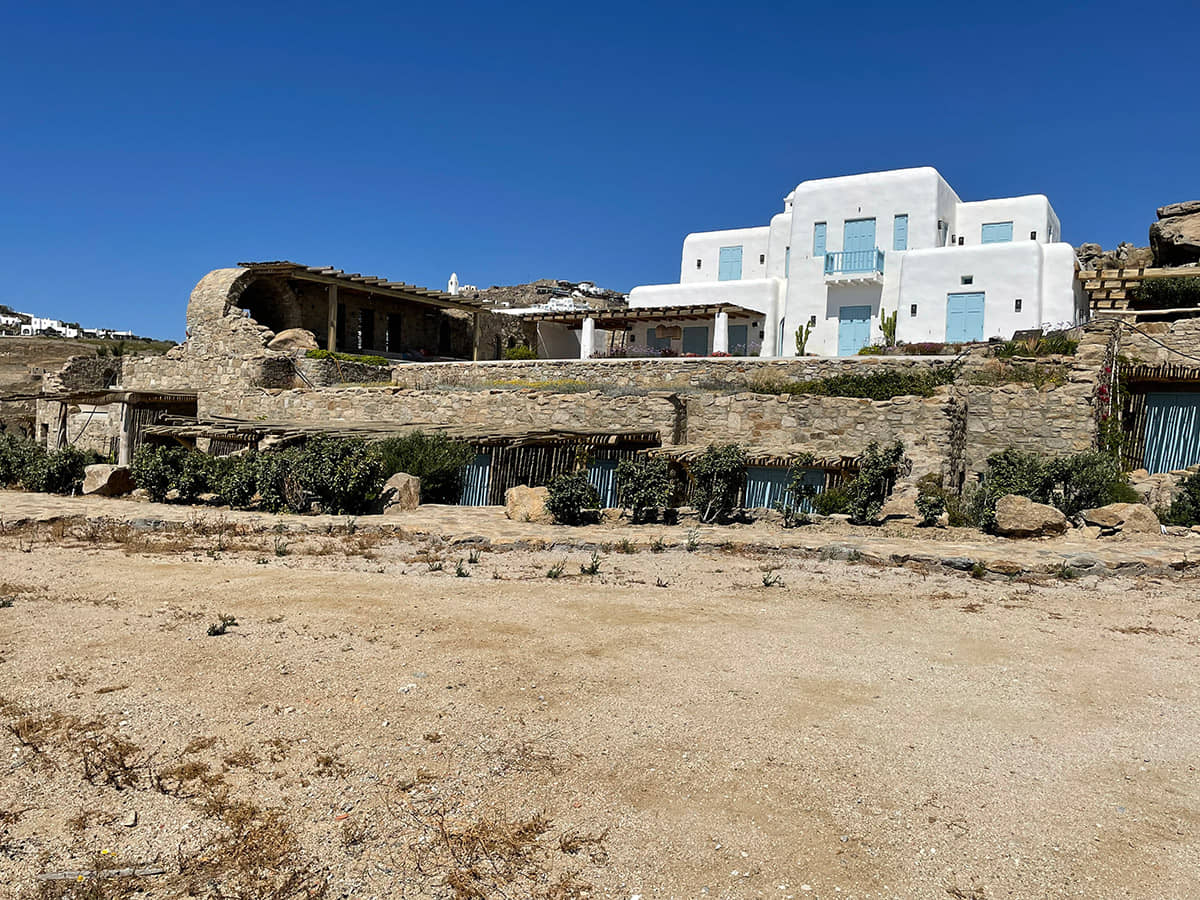 Summer house at HOULAKIA - MYKONOS - Pergolas - Roofs - Tiled Roof ...